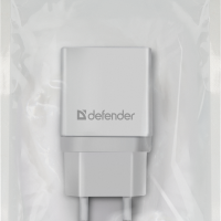 Адаптер 220В USB Defender EPA-10 2.1A белый пакет (200)