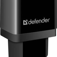 Адаптер 220В USB Defender EPA-10 2.1A черный пакет (200)