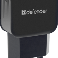 Адаптер 220В USBx2 Defender EPA-13 2.1А черный (1/10/200)