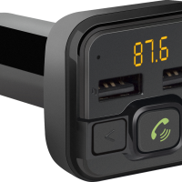 FM-трансмиттер Defender RT-Edge, Bluetooth, Hands free, MP3(USB+Micro-SD), USB 2.4A для зарядки мобильных устройств, дисплей (1/80)
