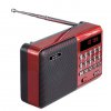 Радио Perfeo i90 Palm, аккумулятор тип 18650, FM/MP3/USB/microSD, гнездо для наушников 3,5 мм, красный (1/20)
