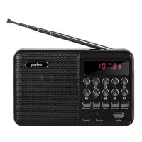 Радио Perfeo i90 Palm, аккумулятор тип 18650, FM/MP3/USB/microSD, гнездо для наушников 3,5 мм, черный (1/10)