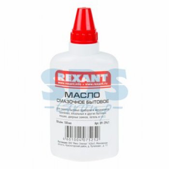 Масло смазочное бытовое 100 мл (масленка) REXANT