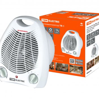 Тепловентилятор TDM ТВ-1 2кВт регул. мощн. термостат (6)