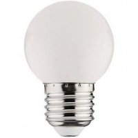 Лампа диодная шар G45  1Вт Е27 68Лм Horoz белый (100)