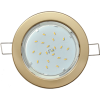 Светильник точечный GX53 золото Ecola DGX5315 легкий (10/100)