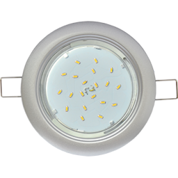 Светильник точечный GX53 серебро Ecola DGX5315 легкий (10/100)