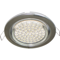 Светильник точечный GX53 хром Ecola H4 кd102  2шт/уп (2/100)