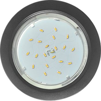 Светильник точечный GX53 черный матовый Ecola H4 к+ (10/50)