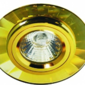 Светильник точечный MR16 GU5.3 Омега VARIO 5120 G/Yellow  литой  н/п стекло зол.желтое