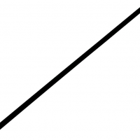 Трубка термоусадочная ТУТнг 3/1.5мм чёрный 1м Rexant (50)
