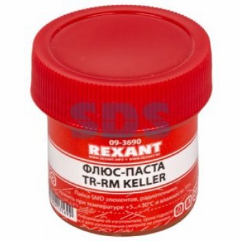 Флюс-паста «TR-RM KELLER» 20 мл Rexant (10)