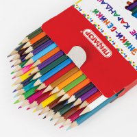 Карандаши цветные 36 цветов ПИФАГОР "Эники-Беники" пластиковые классические заточенные картонная упаковка (1)