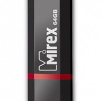 Флэш-диск Mirex 64GB Knight черный