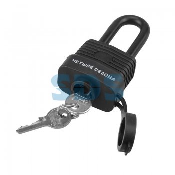 Замок навесной ВЗ-40 длинная дужка Четыре сезона