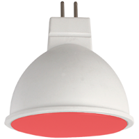 Лампа диодная MR16 GU5.3  7Вт Ecola красный матов (10/100)