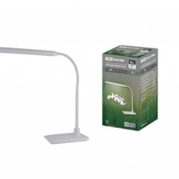 Светильник настольный диодный TDM СН- 28 LED 6Вт 5000К диммер белый (12)