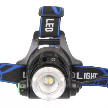 Фoнарь налобный аккумуляторный UltraFlash E1336 4ВтLED 3.7В 1200мАч Zoom (50)