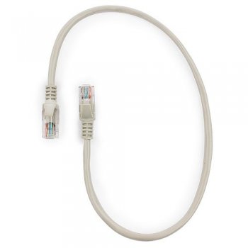 Патч-корд UTP-5е RJ-45 0.5м серый Cablexpert (500)