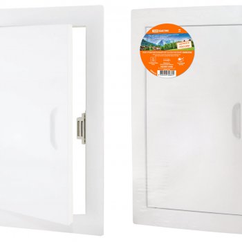 Люк ревизионный 300х500 белый метал TDM (8)