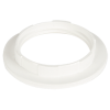Кольцо к патрону E27 пластик белый Ecola (100)