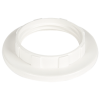 Кольцо к патрону E14 пластик белый Ecola (100)