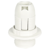 Патрон пластик подвесной кольцо Е14 белый Ecola (10)