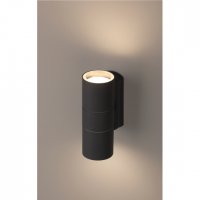 Светильник уличный настенный 2хGU10 Эра WL28 GY 35Вт IP54 серый (20/540)