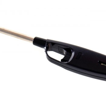 Зажигалка газовая ECOS 68M-BL прямая черная (30)