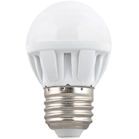 Лампа диодная шар G45  5Вт Е27 4000К Ecola Light (100)