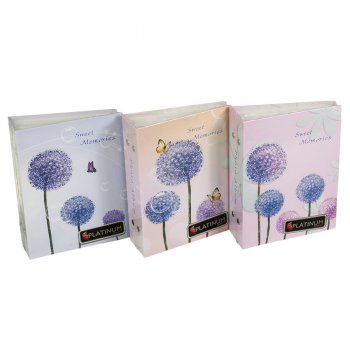 Фотоальбом 100 фото 10*15 PLATINUM Одуванчики в ассортименте (1/24)