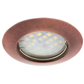 Светильник точечный MR16 GU5.3 черненая медь Ecola DL92 кd74 30x80мм 2шт/уп (2/200)