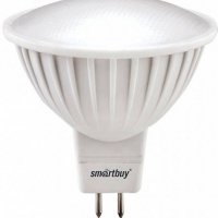 Лампа диодная MR16 12В GU5.3 7Вт 4000К 500Лм SmartBuy (100)