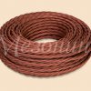 Провод витой 2х1,5 коричневый МезонинЪ ретро (10)