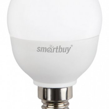 Лампа диодная шар G45  7Вт Е14 4000К 550Лм SmartBuy (100)*