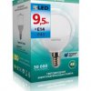 Лампа диодная шар G45  9.5Вт Е14 6000К 760Лм SmartBuy (100)