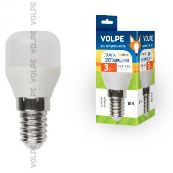Лампа диодная Y27 3Вт Е14 3000К Volpe для холодил (50)