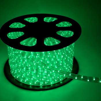 Дюралайт Космос 1,6Вт D13мм зеленый IP65 (100)