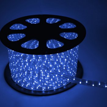 Дюралайт Космос 1,6Вт D13мм синий IP65 (100)