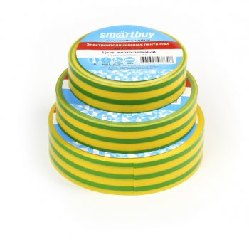 Изолента Smartbuy 19мм х 20м красный (10)