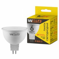 Лампа диодная свеча  8Вт Е14 3000К 640лм Wolta LX (50)