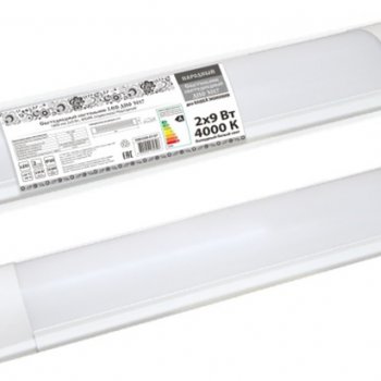 Светильник линейный 18Вт 4000К 1800Лм IP20 585мм TDM ДПО3017 термопак (12)