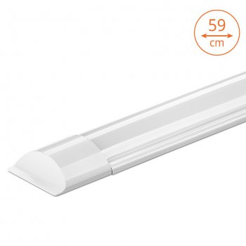Светильник линейный 18Вт 6500К 1500Лм IP40 590x60x22мм опал Wolta (20)