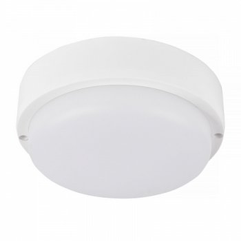 Светильник диодный герметичный  8Вт D140x57мм 4000К IP65 640Лм Wolta белый (40)