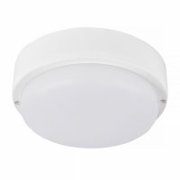 Светильник диодный герметичный  8Вт D140x57мм 6500К IP65 640Лм Wolta белый (10)