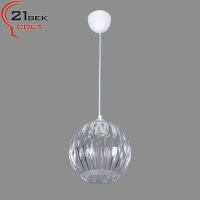 Светильник потолочный 1хE27 21Век 0333/1 прозрачный (5)