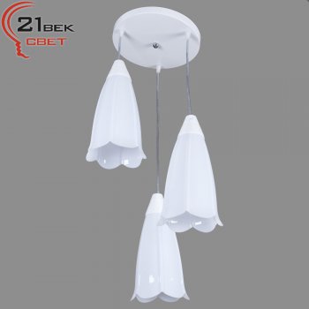 1422/3 белый (1) Светильник бытовой потолочный (лампочка 220V 15W E27)