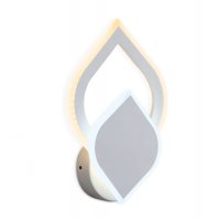 Настенный светодиодный светильник с выключателем FA566 WH/S белый/песок LED 3000K/6400K 24W 200*200*60