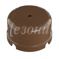 Коробка распределительная пластиковая Усадьба D78х43мм какао