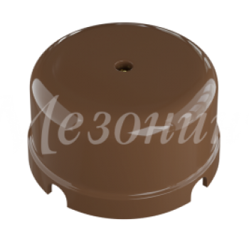 Коробка распределительная пластиковая Усадьба D78х43мм какао